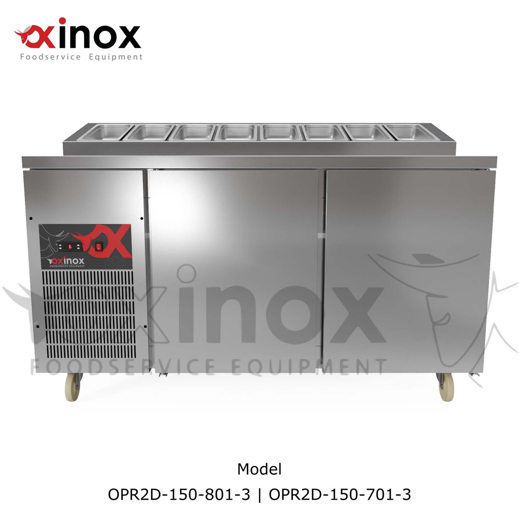 Pizza Refrigerated Counter two doors