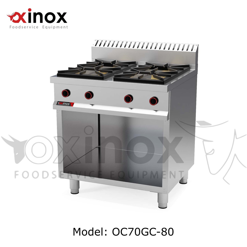 Gas cooker 4 open burners