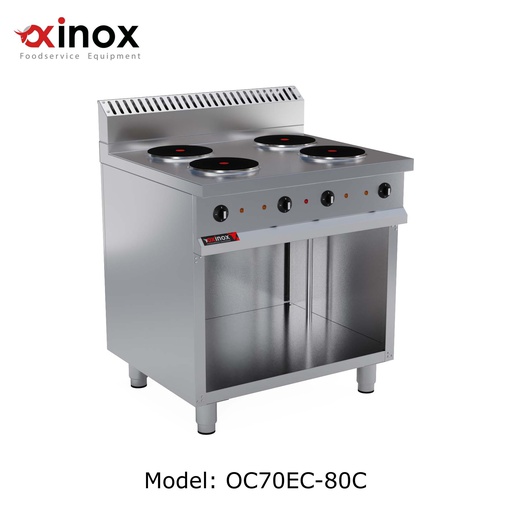 [Oxinox model OC70EC-80C10.4] Electric cooker 4 circular hot plate