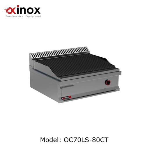 [Oxinox model OC70LS-80CT] Lava Stone Grill - Counter Top