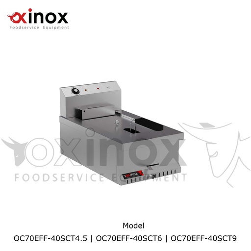 [Oxinox model OC70EFF-40SCT4.5] Electric single tank deep fat fryer