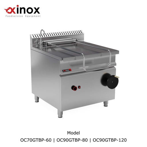[Oxinox model OC70GTBP-60] Gas tilting bratt pan