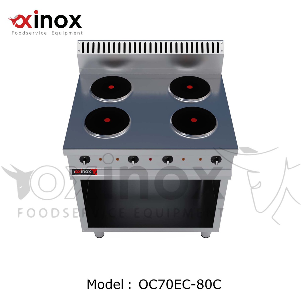 Electric cooker 4 circular hot plate