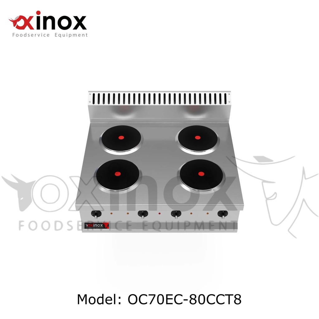 Electric cooker 4 circular hot plate 