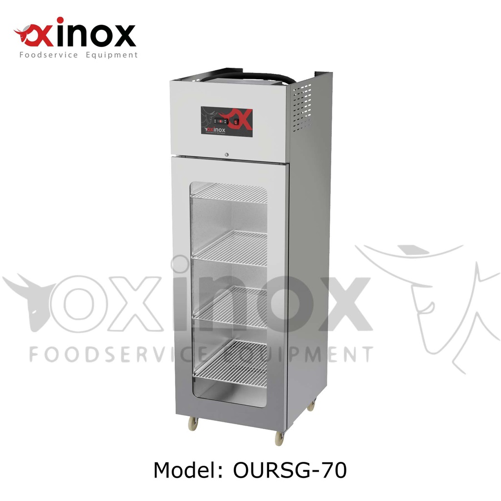 Upright Refrigerator Single Glass door