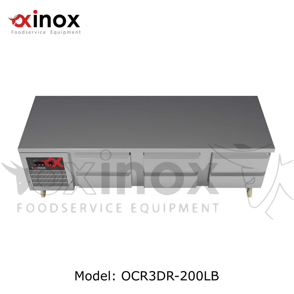 Under Counter Refrigerator six drawers