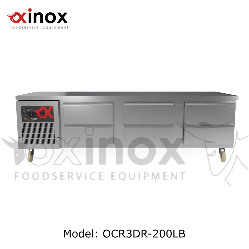 Under Counter Refrigerator six drawers