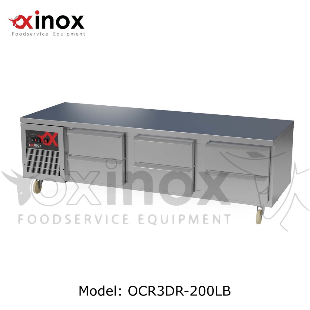 Under Counter Refrigerator six drawers