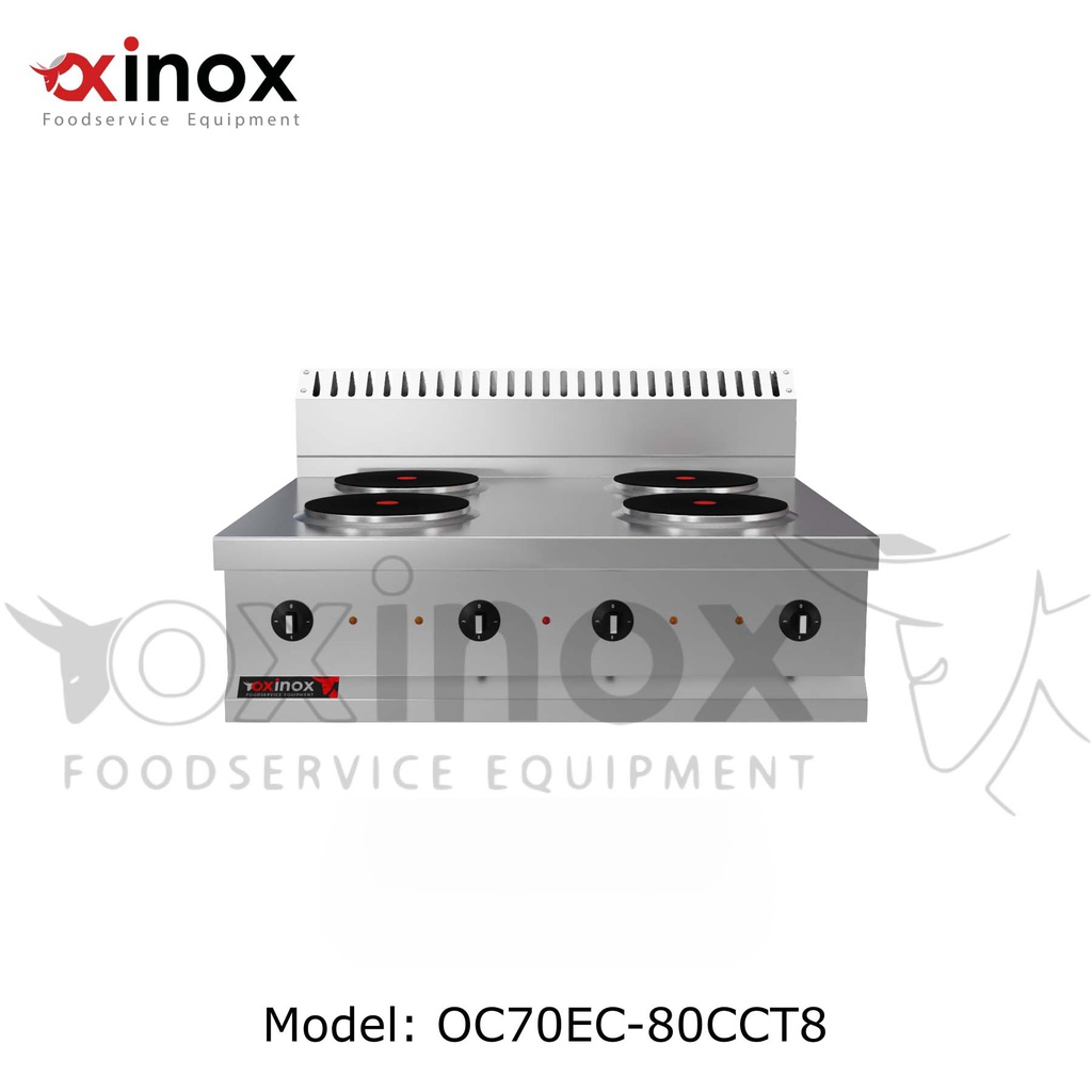 Electric cooker 4 circular hot plate 
