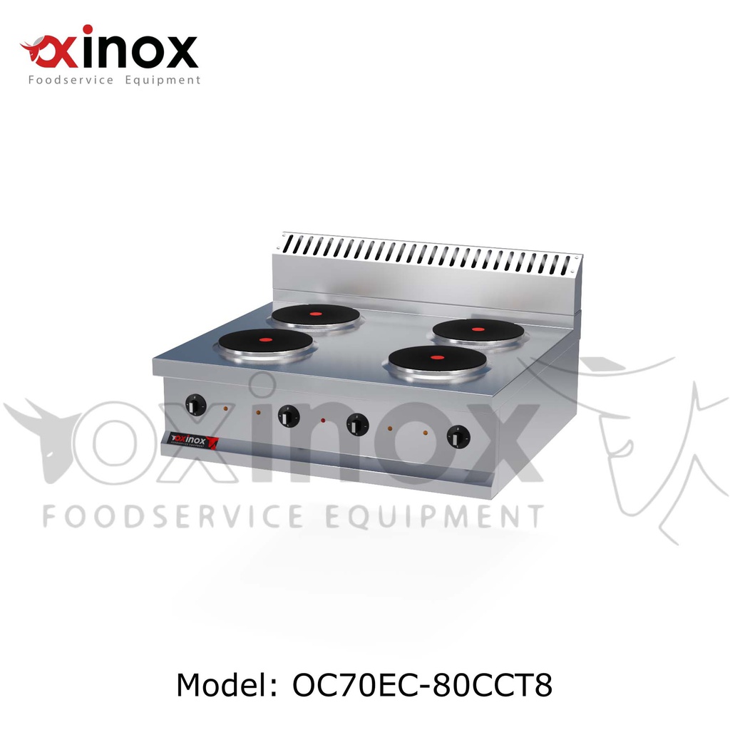 Electric cooker 4 circular hot plate 