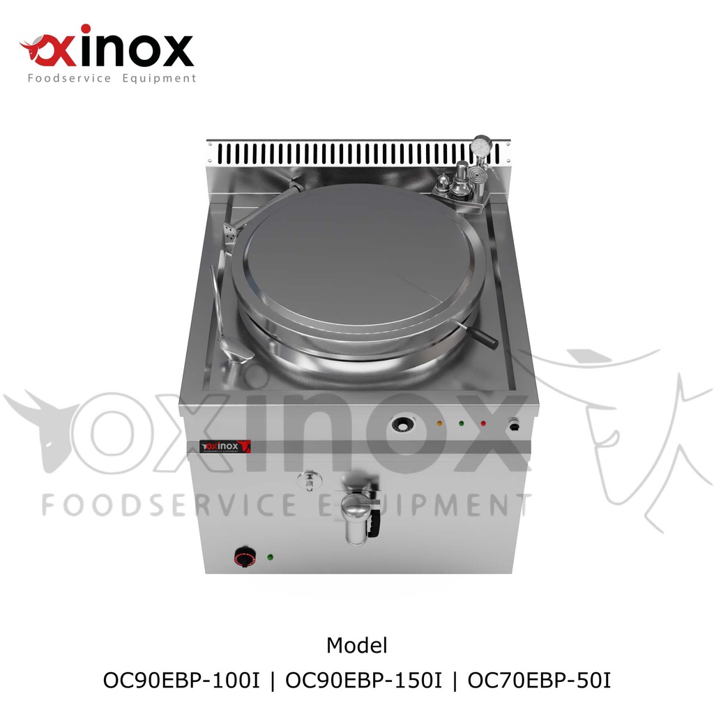 Electric  Indirect Heated Boiling Pan 100 L