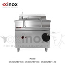 Gas tilting bratt pan
