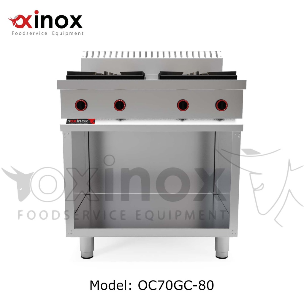 Gas cooker 4 open burners