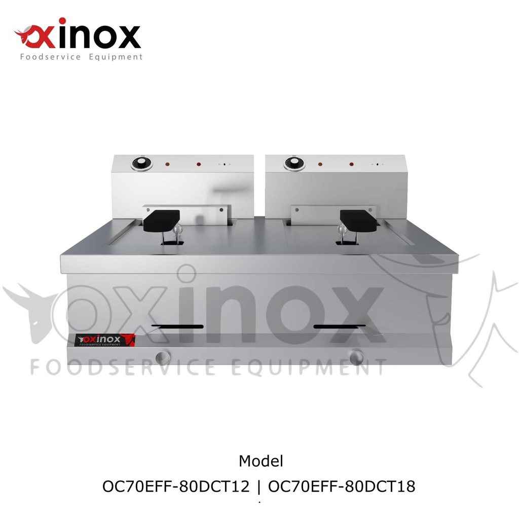 Electric Double tank deep fat fryer