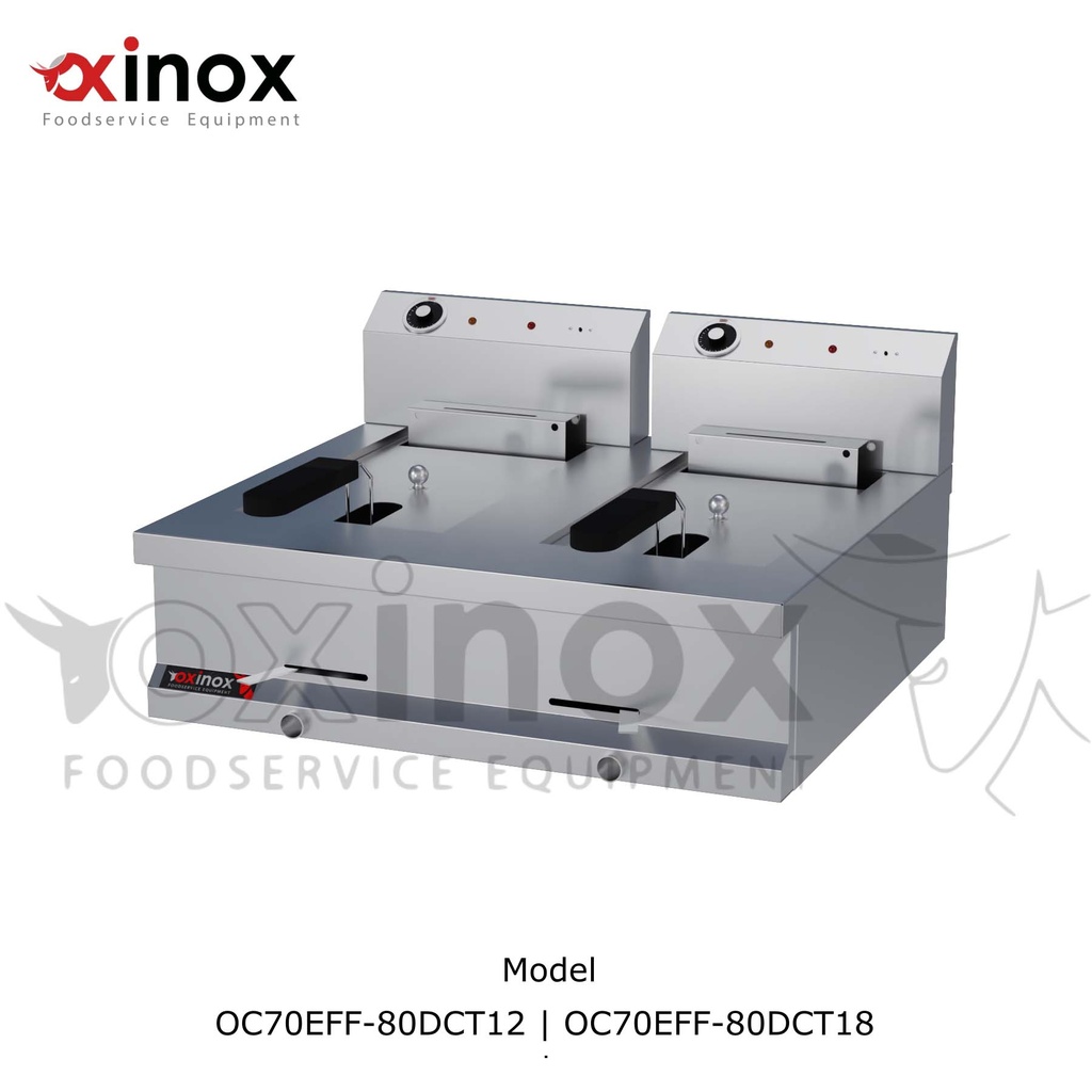 Electric Double tank deep fat fryer