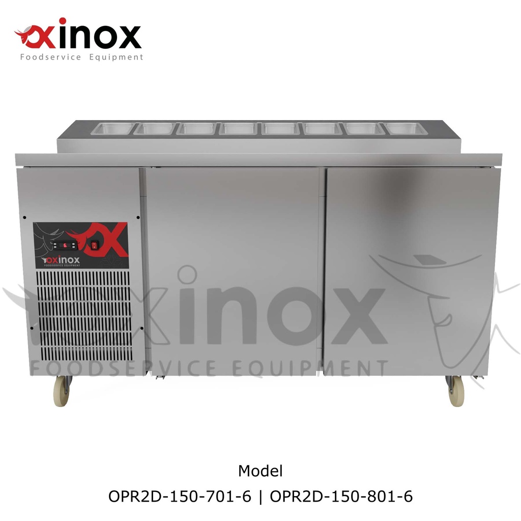 Pizza Refrigerated Counter two doors
