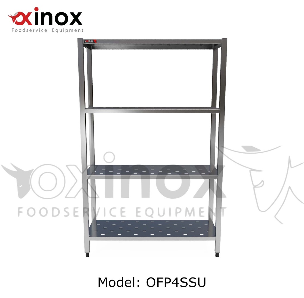  Shelving Unit- Four Stainless steel tiers