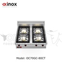 Gas cooker 4 open burners - table top