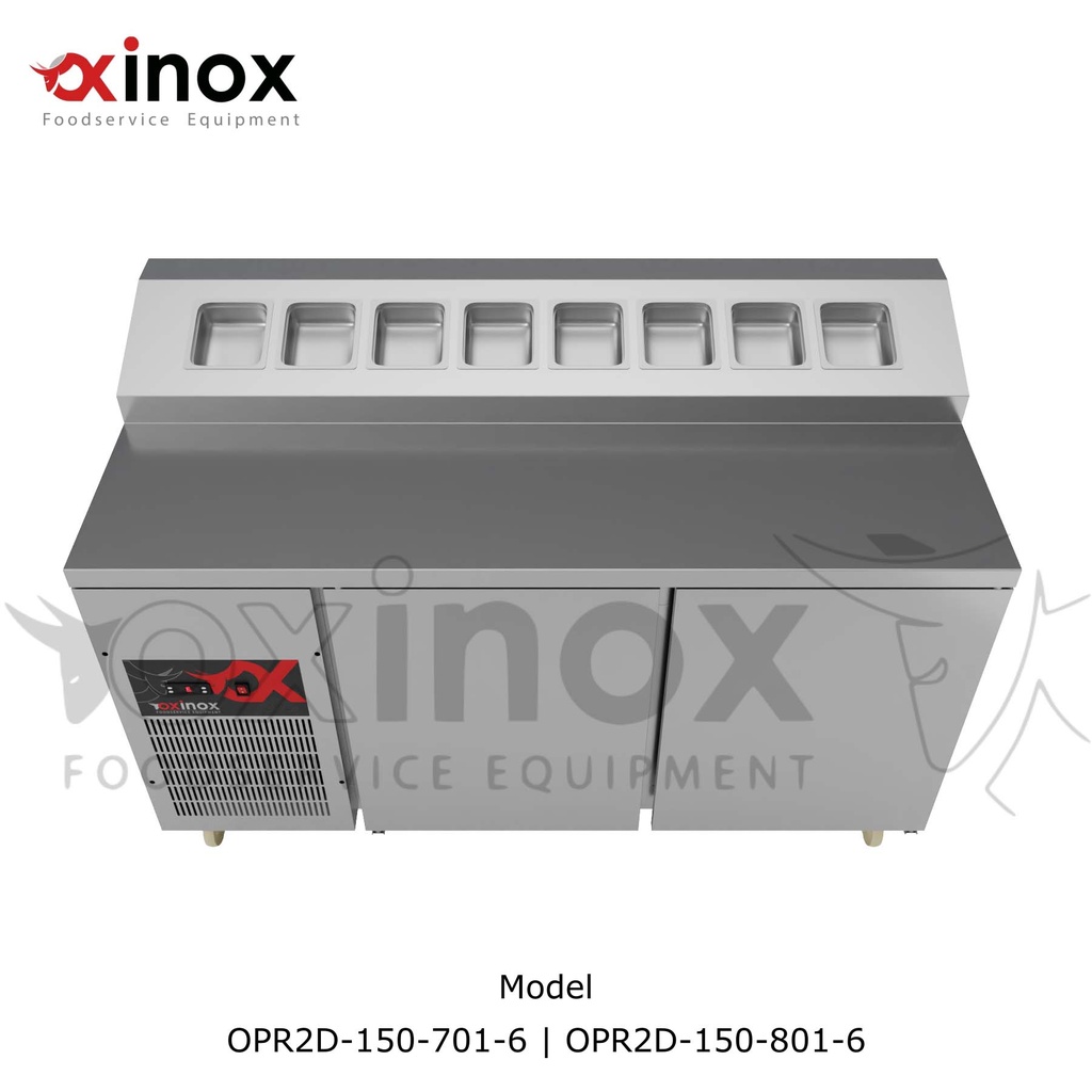 Pizza Refrigerated Counter two doors