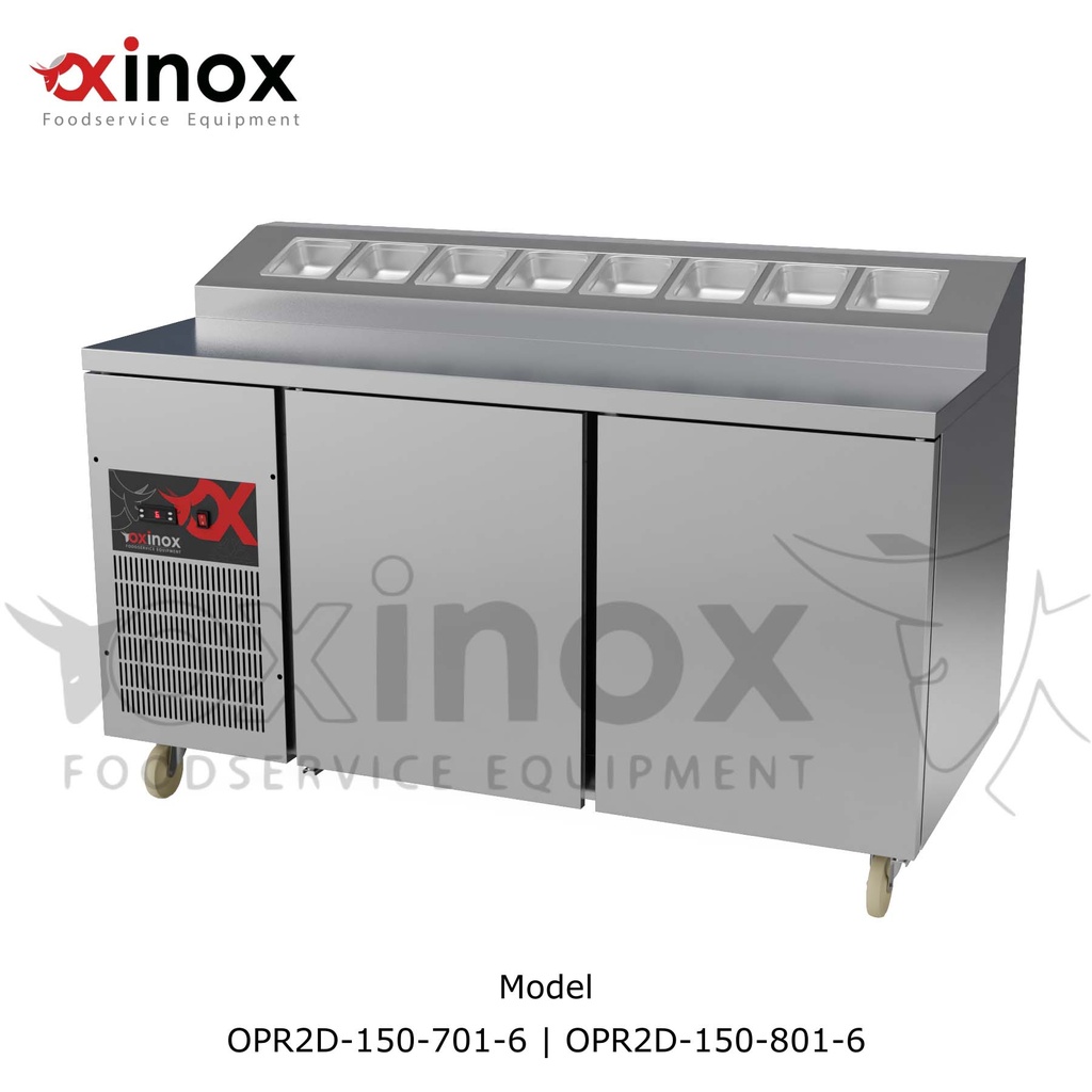 Pizza Refrigerated Counter two doors