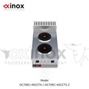 Electric cooker 2 circular hot plate 