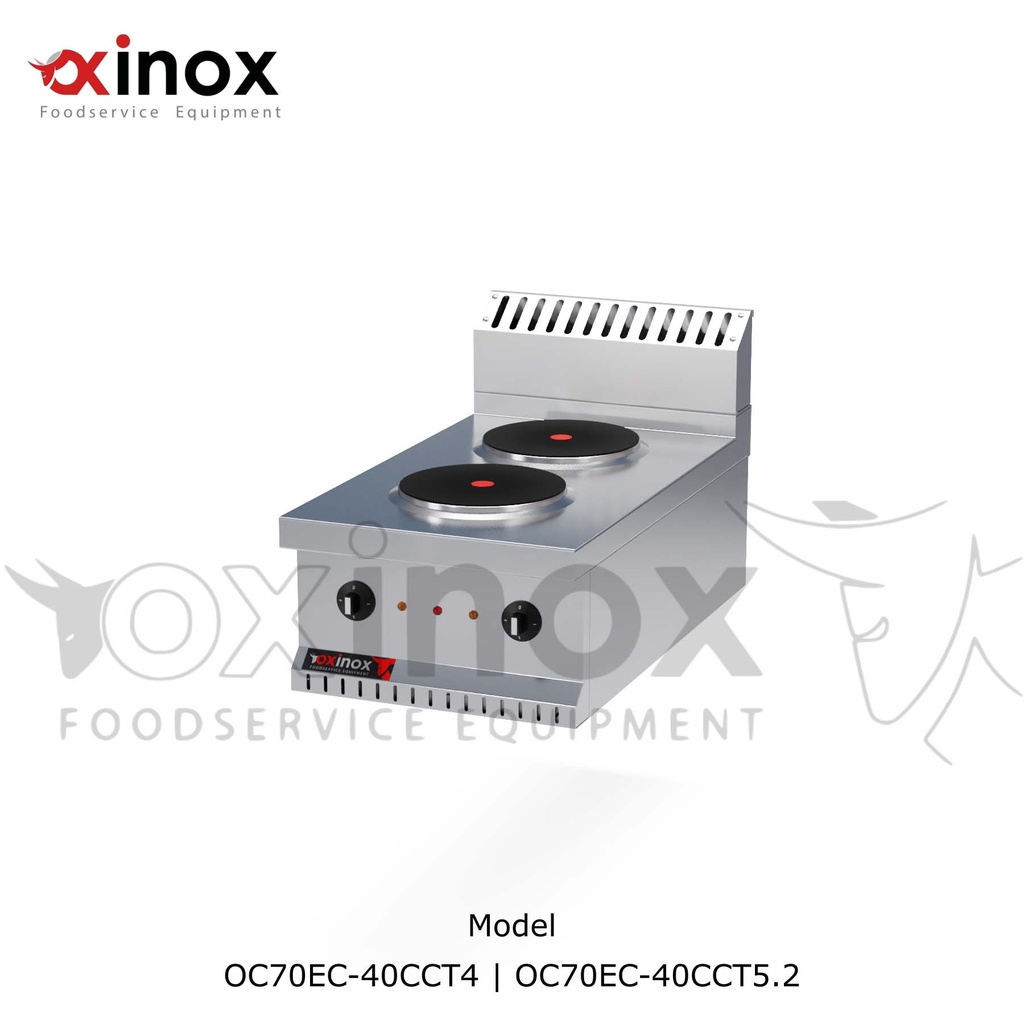 Electric cooker 2 circular hot plate 