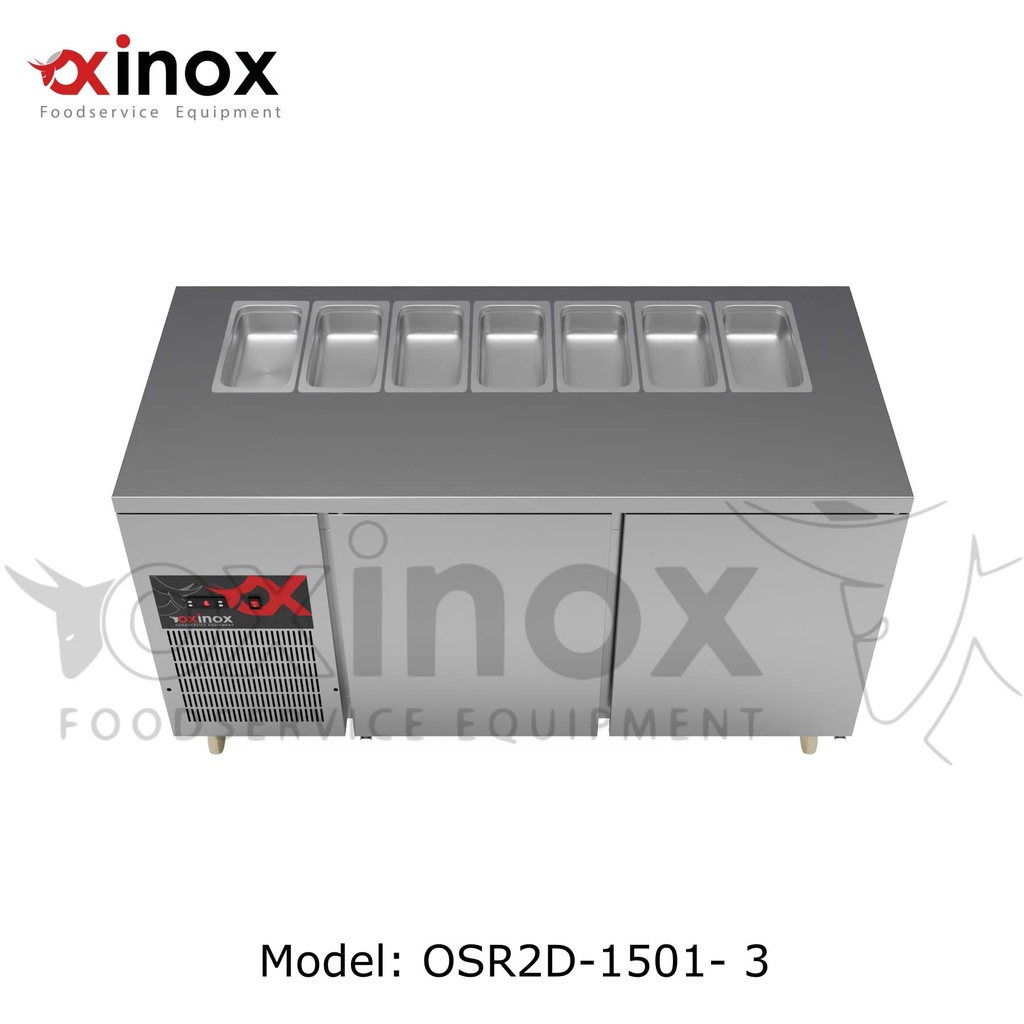 Salad Refrigerated Counter two doors