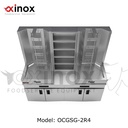 Gas Shawerma Grill with base cabinet