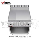 Electric grill double zone  1/3 ribbed & 2/3 smooth cooking plate