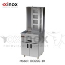 Gas Shawerma Grill with base cabinet