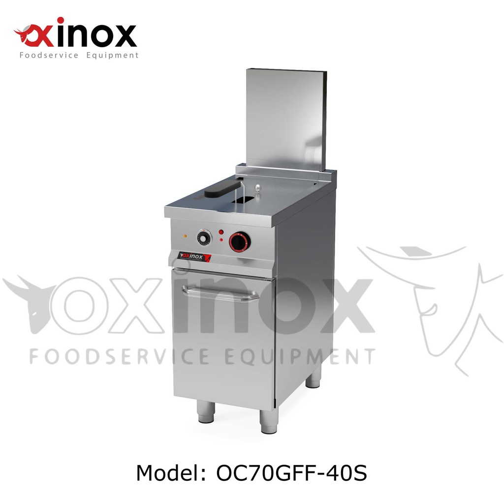 Gas single tank deep fat fryer