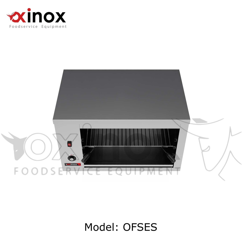 Gas Salamander Fixed Height table top unit or wall-mounted