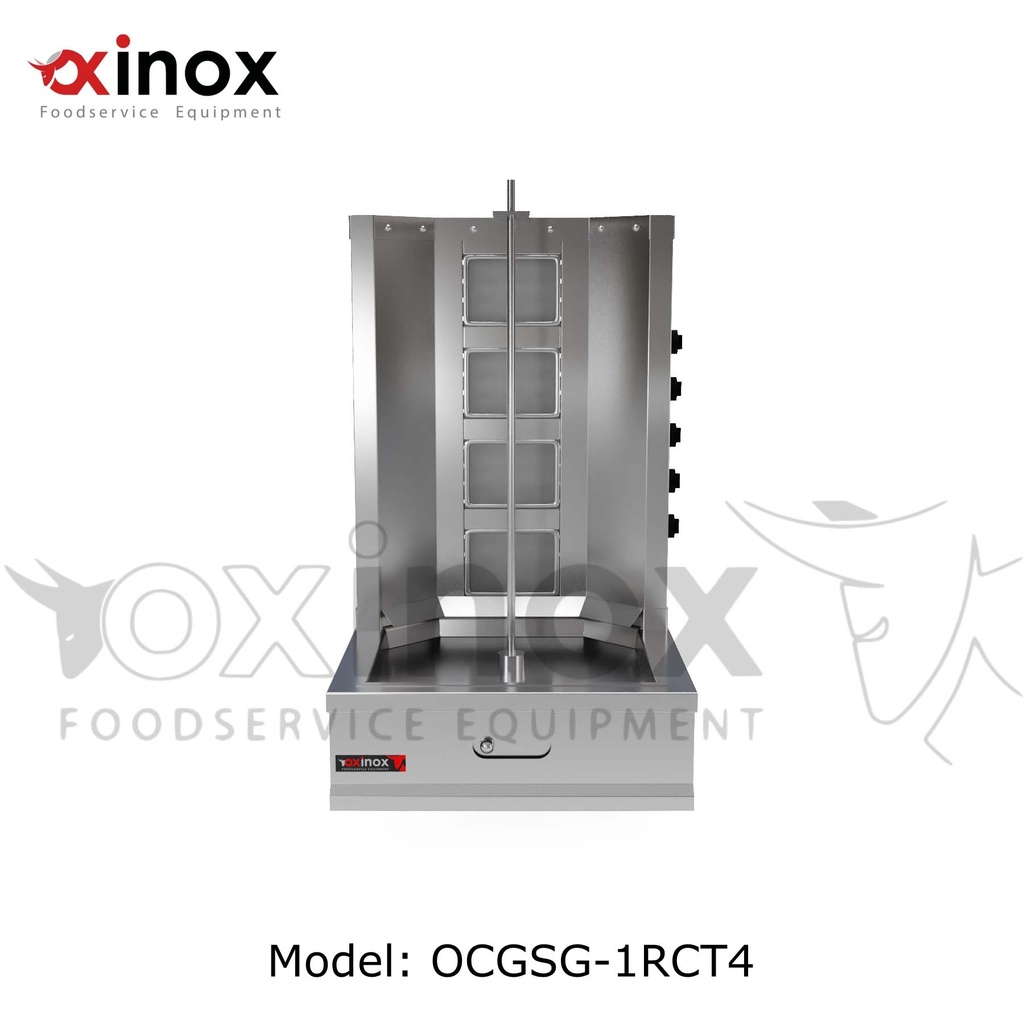 Gas Shawerma Grill Counter Top