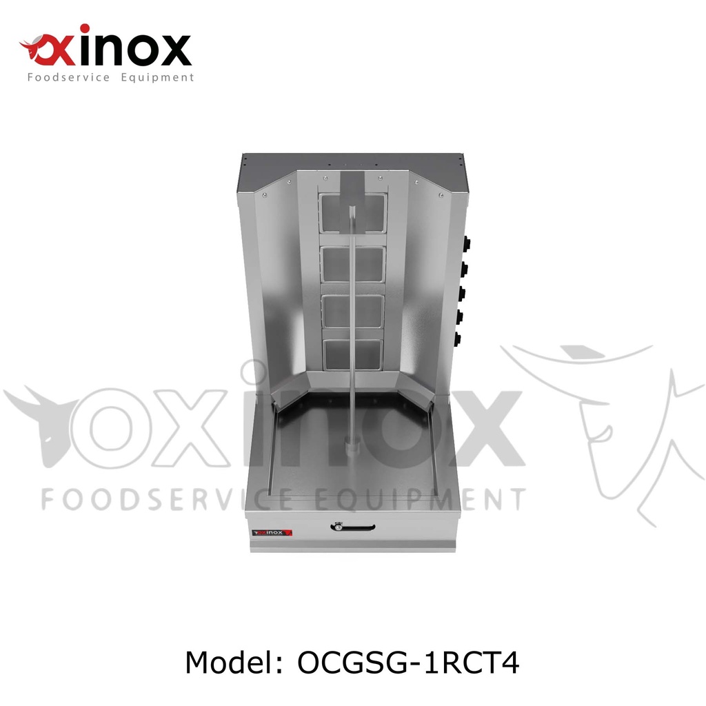Gas Shawerma Grill Counter Top