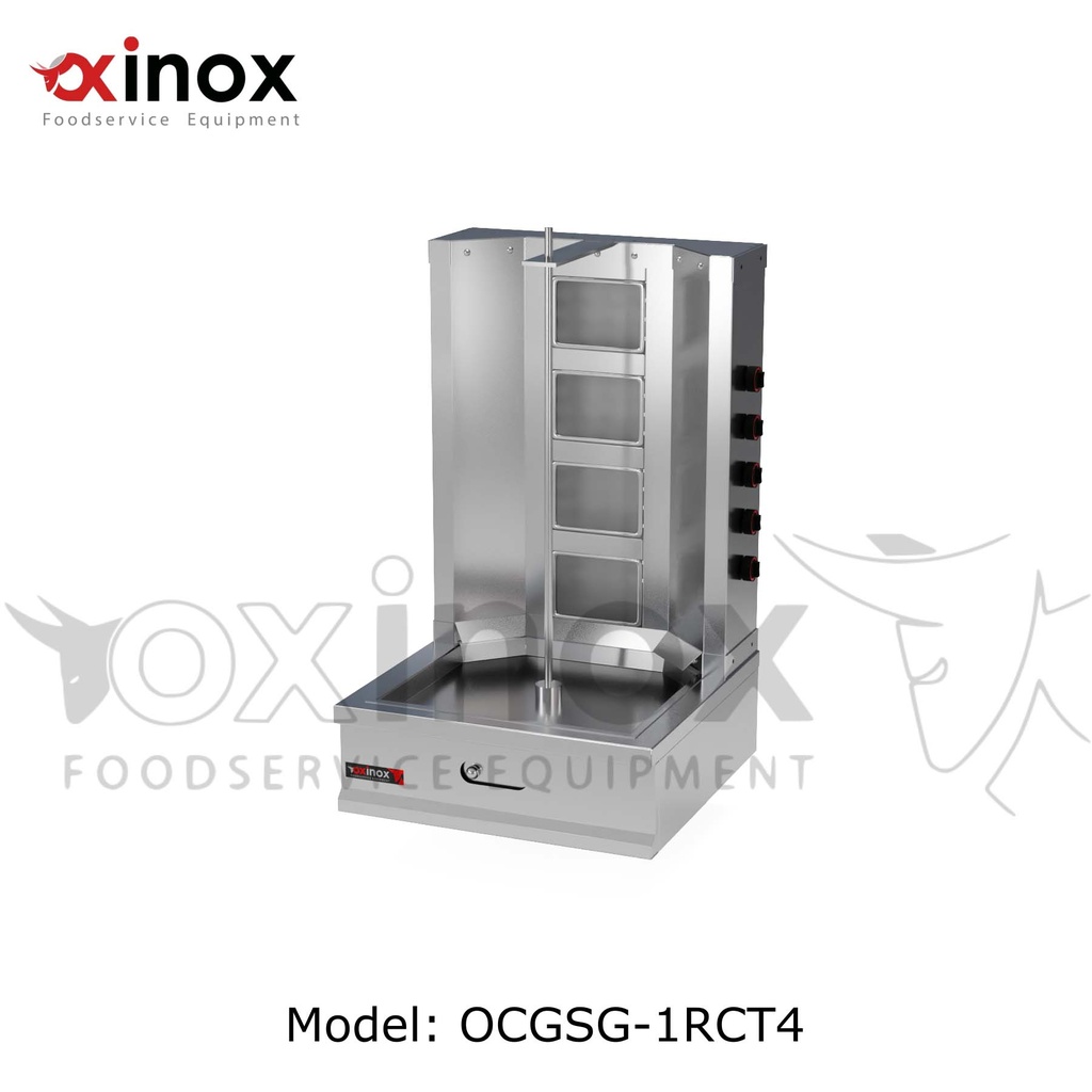 Gas Shawerma Grill Counter Top