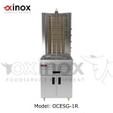 Electric Shawerma Grill with base cabinet