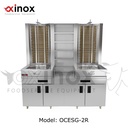 Electric Shawerma Grill with base cabinet