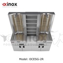 Electric Shawerma Grill with base cabinet