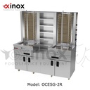 Electric Shawerma Grill with base cabinet