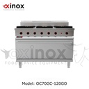 Gas cooker 6 open burners w/ maxi gas oven