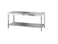 Central work Table With under shelf
Dims: 700x700x850 mm