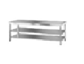 Central work Table W/ middle and bottom shelf
Dims: 1300x700x850 mm