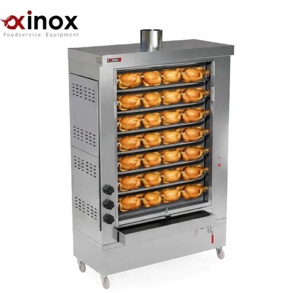Gas Chicken Rotisserie
Dim. 1320x610x2050 mm