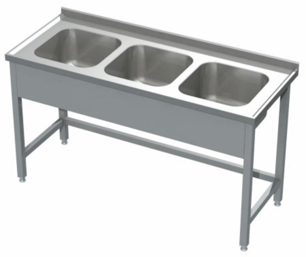 Triple Sink Unit
Dims: 1800x700x850 mm