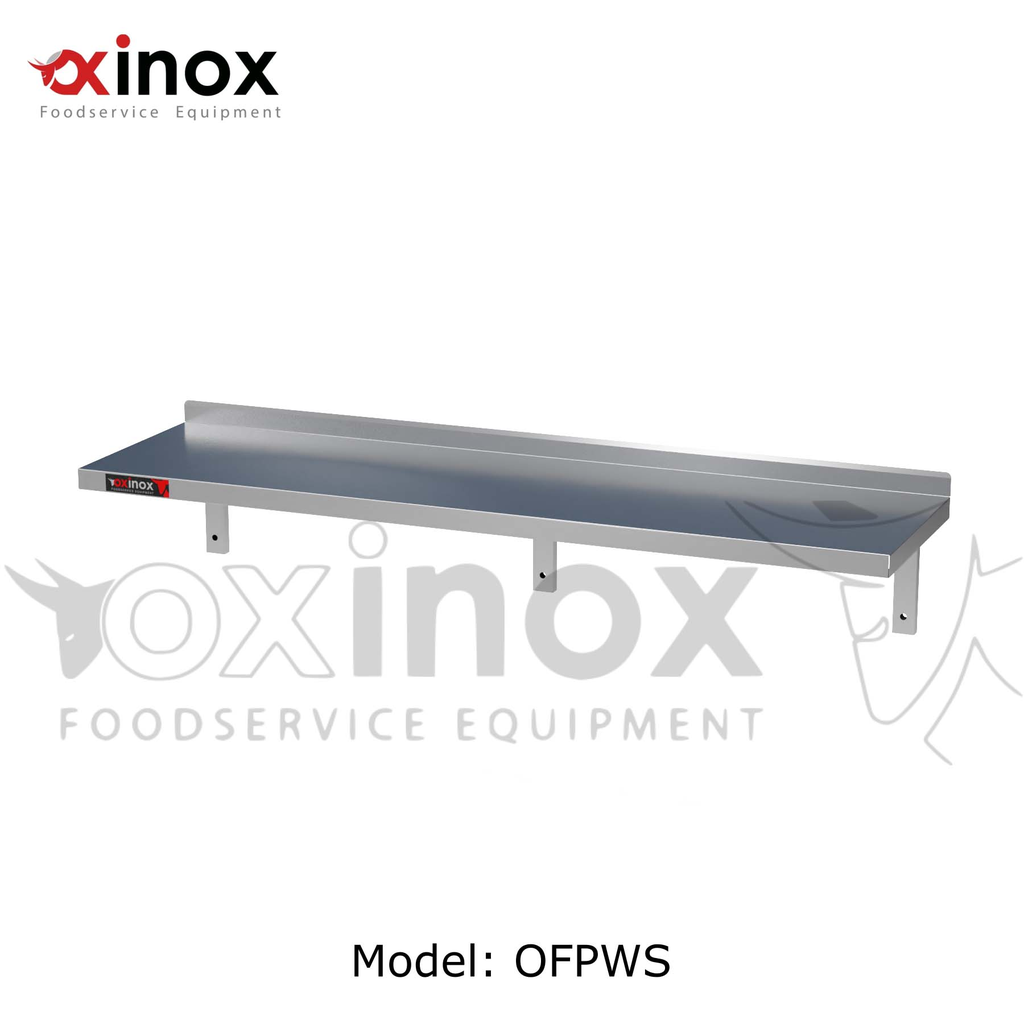 Wall Mounted Shelf( single tier)
Dims: 2000x400x40 mm
