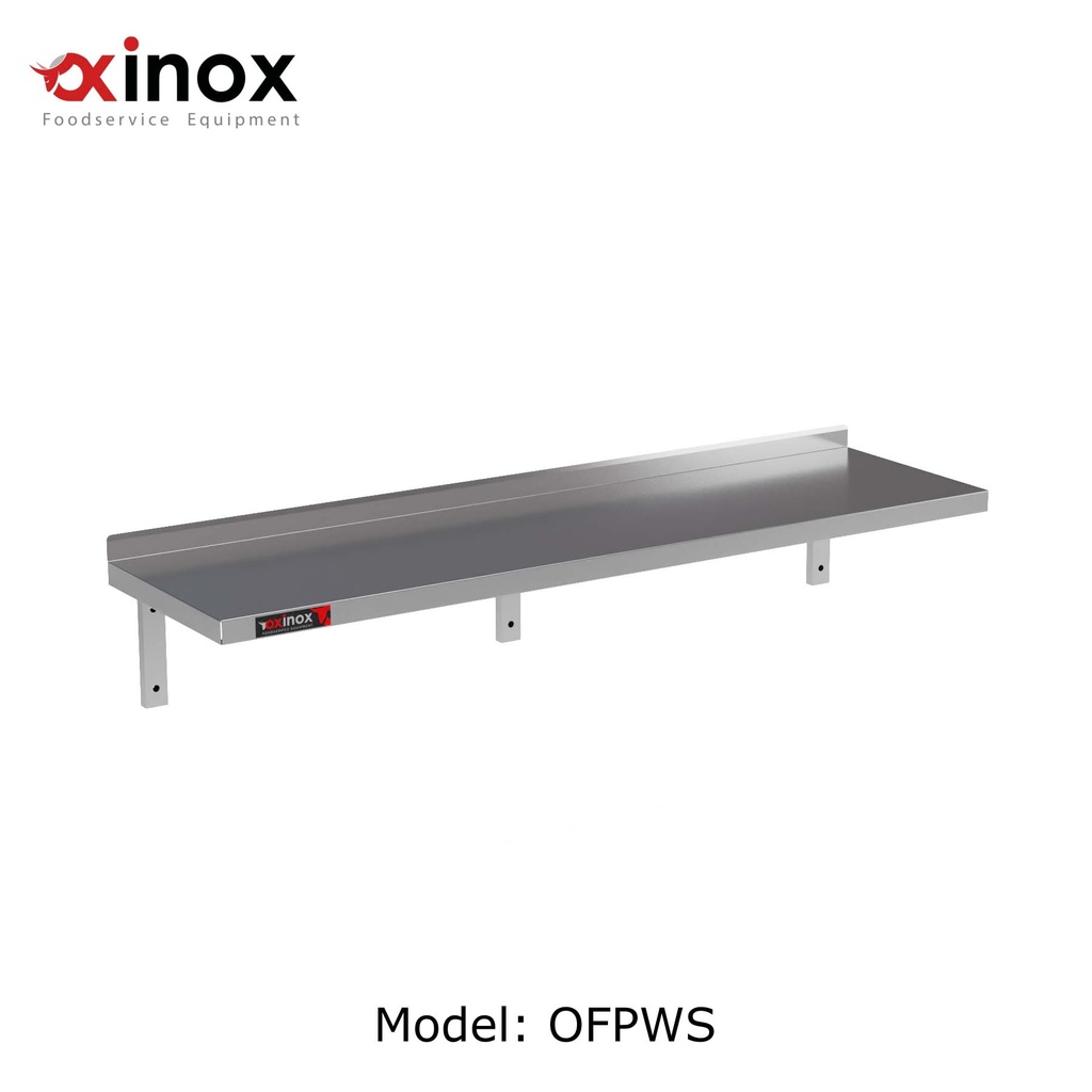 Wall Mounted Shelf( single tier)
Dims: 1900x400x40 mm