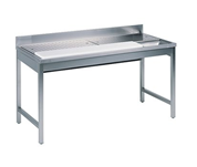 Meat/fish  Preparation work table
Dims: 1800x700x850 mm