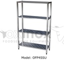  Shelving Unit- Four Stainless steel tiers
Dims: 1150x500x1800 mm
