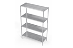 Shelving Unit- Four Stainless steel tiers (Dry Store)
Dims: 1400x400x1800 mm
