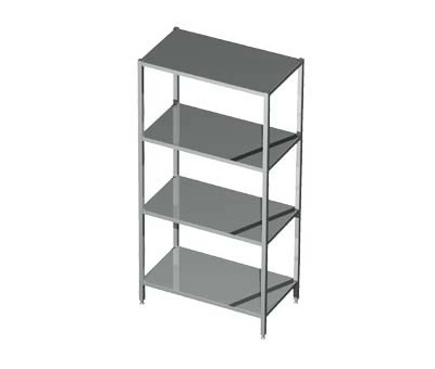 Shelving Unit- Four Stainless steel tiers (Dry Store)
Dims: 900x500x1800 mm